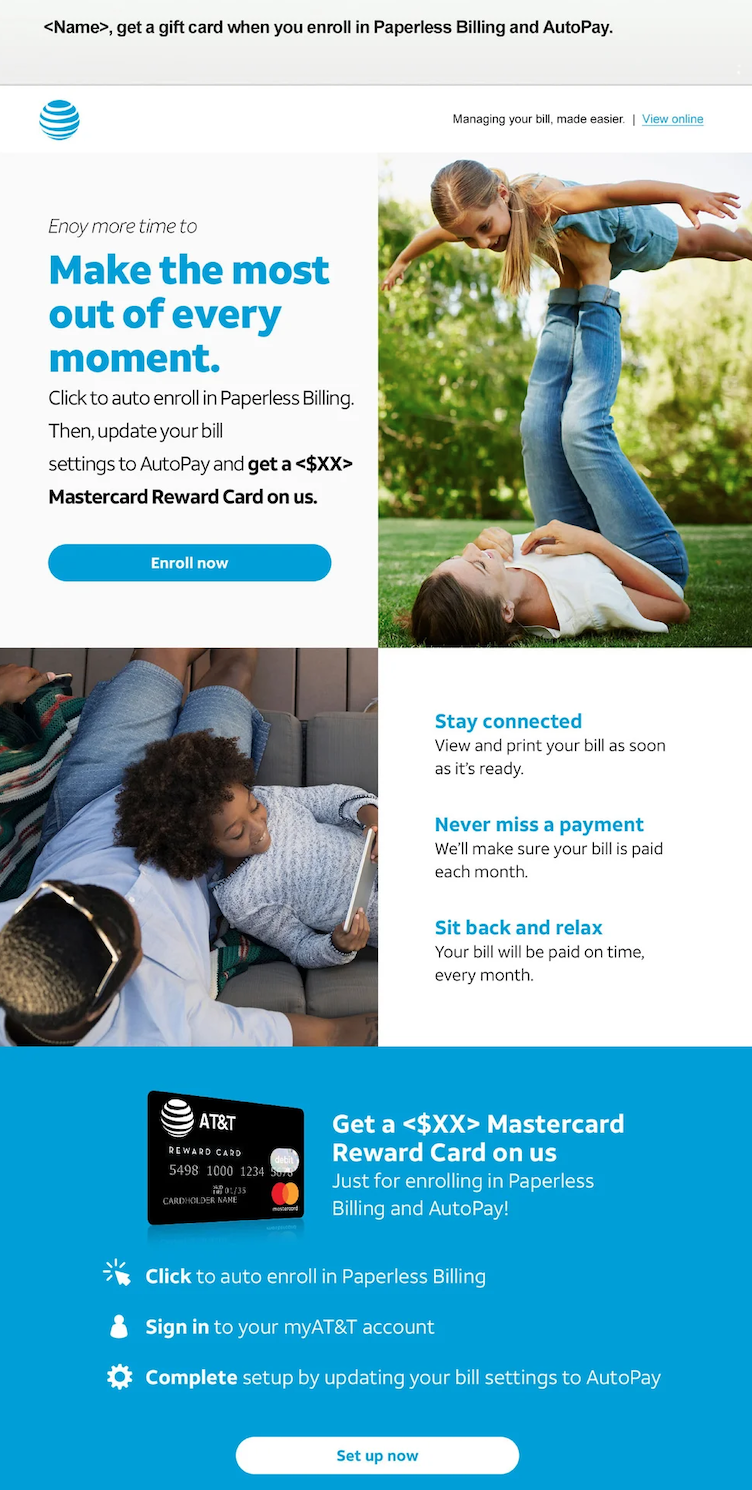 My AT&T supporting project visual 2